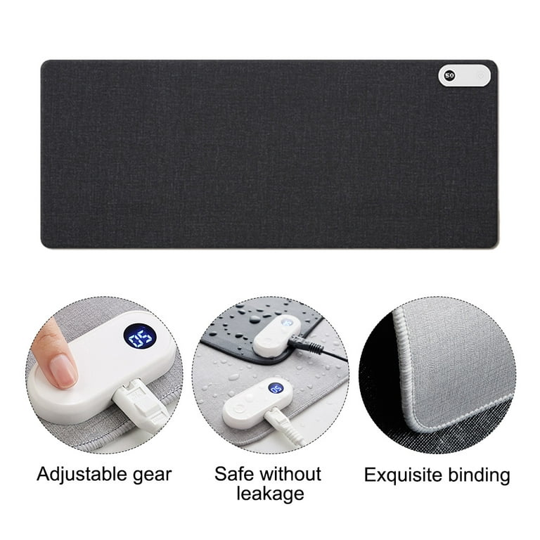 Intelligent Heated Mat Electric Heating Pad Carpet Office Desktop Heating  Mouse Pad Hand Warmer for Home New Year Promotion
