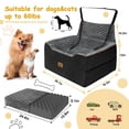 thumbnail image 2 of Asiento elevador de asiento de coche para perros medianos y grandes de menos de 27 kg, 2 of 6