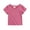 0-Hot Pink181, variant on Tiijoy Toddler Girls Cotton Short Sleeve T-Shirt Casual Solid Plain Tee Shirt, Sizes 1-6