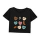 thumbnail image 3 of Camiseta corta clásica y transpirable con cuello redondo para mujer para el trabajo de viaje XL, 3 of 7