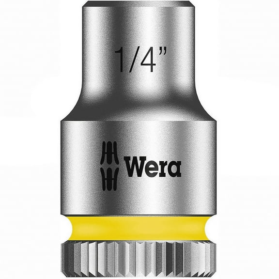 Wera 05003516001 8790 HMA Zyklop 1/4" Socket, 1/4" Hex Head