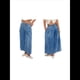 thumbnail image 3 of Pantalones Vaqueros Anchos para Mujer, Holgados, con Cintura Elástica, Botones, Estilo Boyfriend, Informales, Sueltos, con Bolsillos. Azul Profundo M, 3 of 8