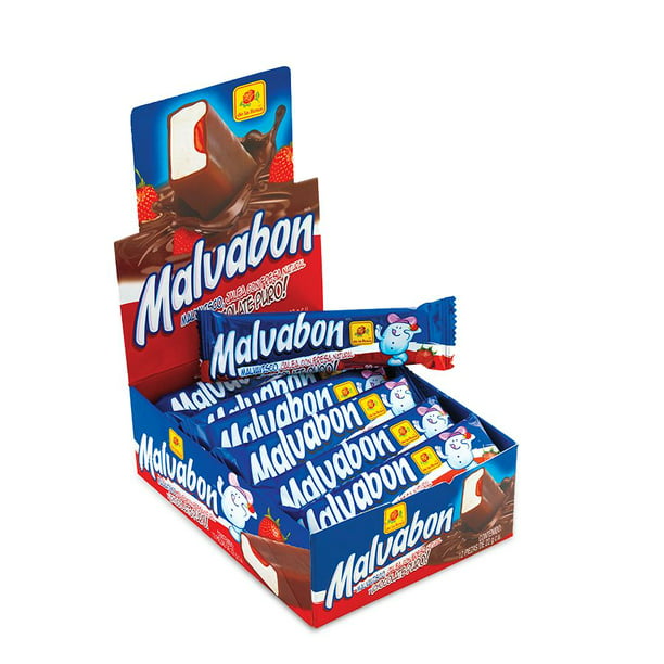 De La Rosa Malvabony Gomitas Marshmallow With Chocolate Pop Pack Of 12 Walmart Com
