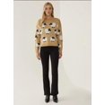 thumbnail image 2 of Relaxed Fit Animal Pattern Sweater, 2 of 5