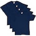 thumbnail image 3 of Hanes T-Shirts à Col Ras du Cou ComfortSoft pour Hommes, Lot de 4, 3TG, Marine, 3 of 4