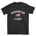 thumbnail image 1 of Washington Illinois Patriot Men's Cotton T-Shirt, 1 of 1