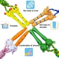 thumbnail image 4 of Paquete de 4 cuerdas para saltar con asas de madera para niños: cuerda para saltar ideal para niños y estudiantes Actividad divertida al aire libre, recuerdo de fiesta, recreación y mantenimiento del estado físico. Sailing Electrónica, 4 of 6