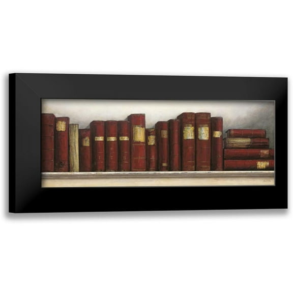 Fisk, Arnie 14x8 Black Modern Framed Museum Art Print Titled - Study In Red