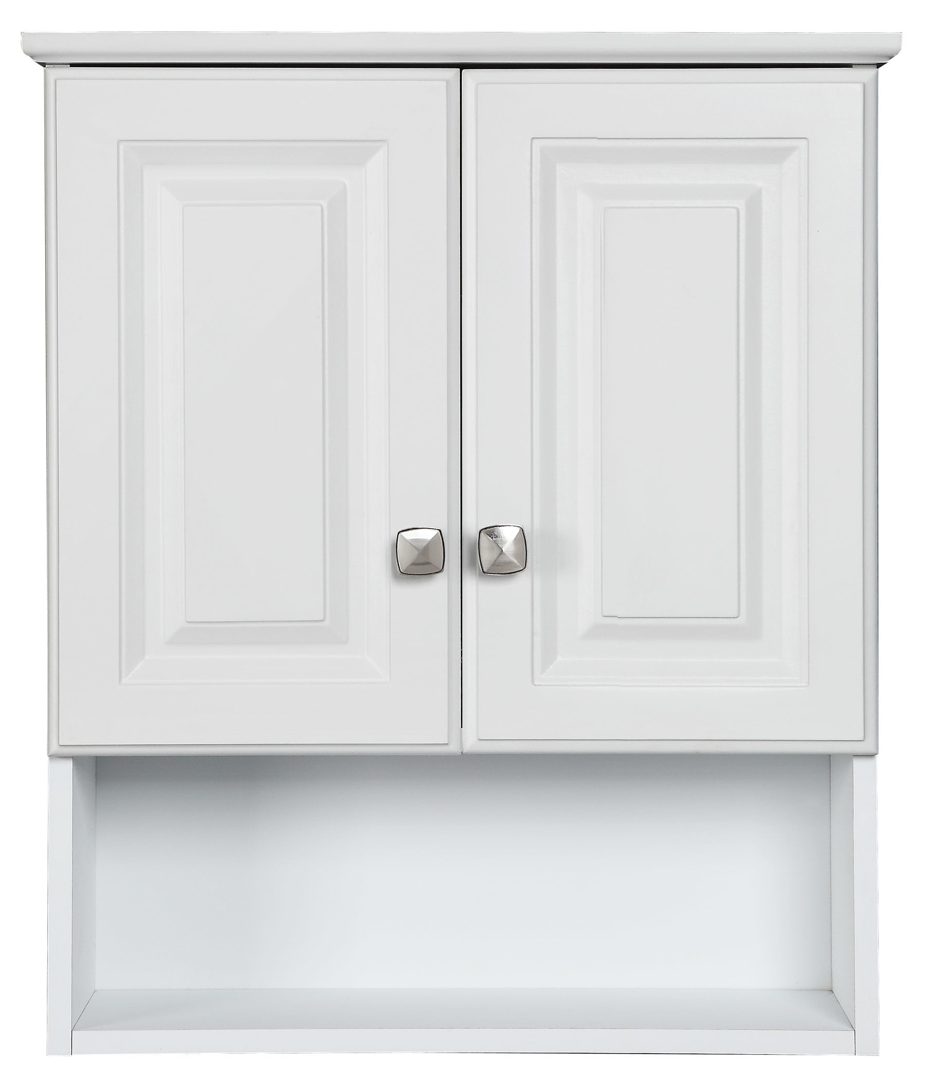 Design House 597310 Wyndham 22 Inch Bathroom 2 Door Wall Cabinet White Walmart Com Walmart Com