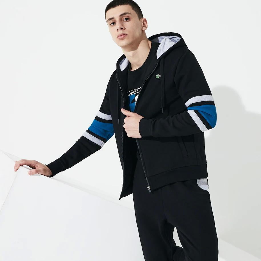 sweatshirt striped sleeves