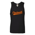 thumbnail image 1 of Go All Out City Of Cincinnati Ohio Pride Fashion Script Sleeveless Tank Top T-Shirt Mens/Women/Flowy/Fitted, 1 of 2