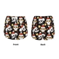 thumbnail image 5 of Picia Cute Dog Panda Pattern Women's 2 in 1 Athletic Running Shorts High Waisted Workout Casual Gym Sweat Shorts with Comfy Liner Zipper Pockets-X-Large, 5 of 9