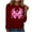 Wine, variant on Jsaierl Breast Cancer Shirts for Women Pink Ribbon Graphic Tees Funny Long Sleeve Tops Plus Size Tunic Blouses Breast Cancer Warrior T Shirts