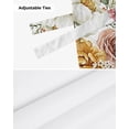 thumbnail image 6 of Spring Flower Rose Kitchen Curtains Balcony Adjustable Roman Blinds Small Short Curtain for Living Room, 6 of 6