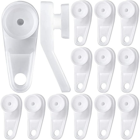 Ffycin12 Pieces Curtain Track Gliders Rod Sliders Window Traverse Plastic Rail Ceiling Roller Hooks For And Shower Tracks Canada Shower Curtain Tracks, Plastic Curtain Hooks Gliders