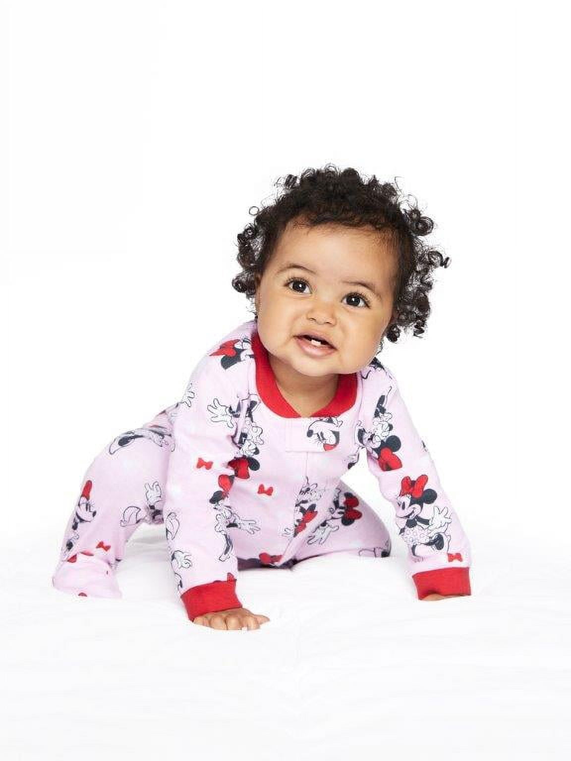 Minnie Mouse Baby One-Piece Pajamas, Sizes NB-9M