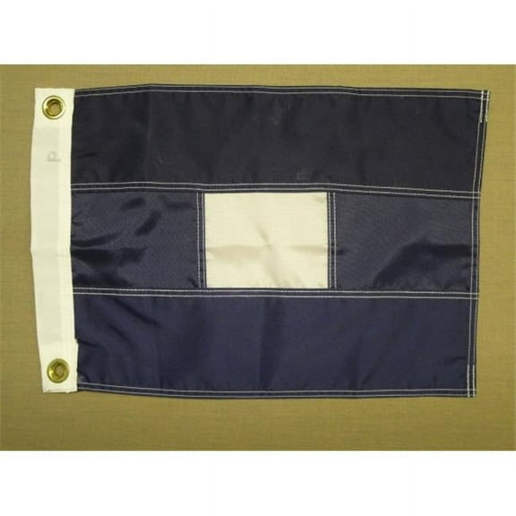 Annin Flagmakers 256017 Size 0 Nyl-Glo International Code Letter P