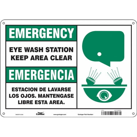 

Condor Safety Sign 10 in x 14 in Aluminum 471C55 471C55 ZO-G5058352