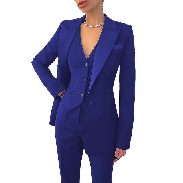 Womens Suit 3-piece Business Formal Work-d