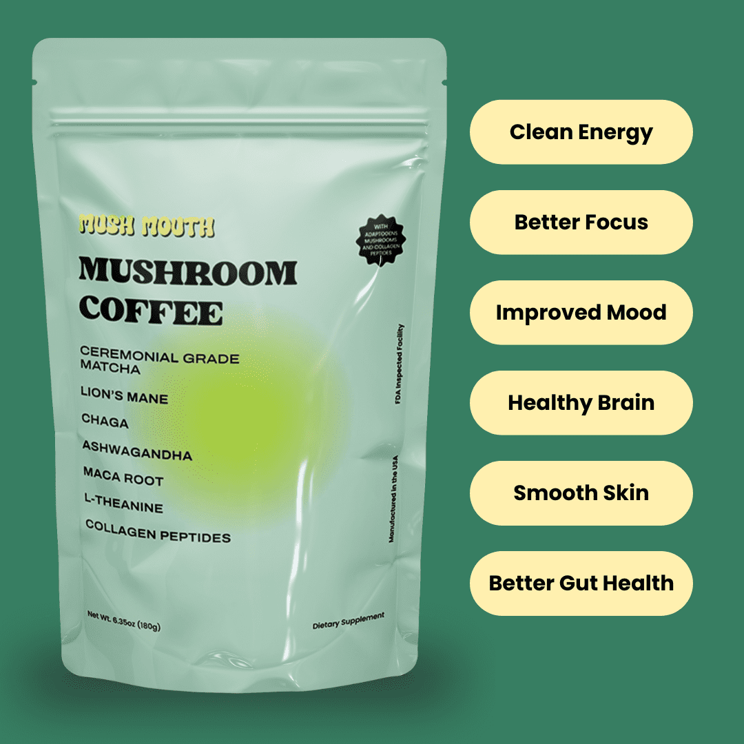 Mushroom Matcha + Adaptogens and Collagen