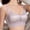 Purple, variant on Womens Summer Plus Size Brs,Push Up Casual Bra for Womens,Woman's Solid Color Back Buckle Thin Style Ventilate Bra Without Steel Rim