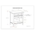 thumbnail image 6 of Simpli Home Warm Shaker Bedside Table, 6 of 10