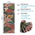 thumbnail image 2 of Pioneer Flower Floral Print Pattern Hot Yoga Mat Towel Non Slip for Hot Yoga - Quick-Drying Yoga Mat Cover with 4 Corner Pockets with Travel Bag - Hot Yoga Towel Non Slip 70"x26", 2 of 6