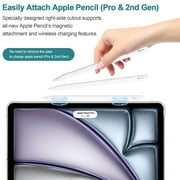 AICase For Apple iPad Air 11-inch(M2) 2024 Case Shockproof Crystal Thin Soft TPU Clear Bumper Cover