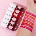 thumbnail image 5 of Lip Stain Tint 6 Colors Long Lasting Plumping Lip & Cheek Tint Moisturizing，Non Sticky Easy Apply Mini Water Lipstick, 5 of 6