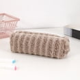 thumbnail image 7 of Under 1$ Pencil Case Colorful Cloth Slim Pen Pouch Pencil Organizer for College Office Teens 7.9x2x2 in Cloth Pink by Xuniizn, 7 of 7