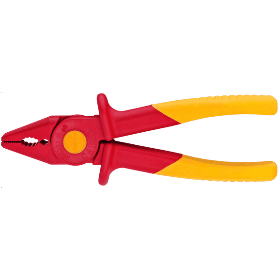 KNIPEX Tools 98 62 01, Snipe Nose Plastic Pliers 1000V Insulated