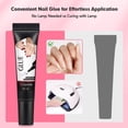thumbnail image 3 of Curvlife Nail Glue Gel Kit – 10g Quick-Dry Semi-Solid Adhesive & 5ml Liquid Click-Type Remover Pen for Press-On Nails, No UV Needed, 3 of 6
