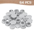 thumbnail image 3 of Uxcell 64PCS 22mm Light Gray Plastic Hole Plugs, Flush Type Panel Hole Caps, 3 of 6