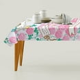 thumbnail image 3 of Sanrio Tablecloth for Hello Kitty Washable Cotton Square Cute Funny Softfor Kitchen & Table Linens 55×70.9 in, 3 of 5