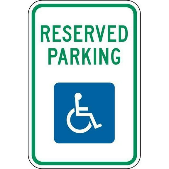 Lyle Reserved Parking Parking Sign,18" x 12" R7-8-12HA