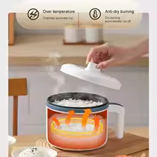 thumbnail image 2 of Cuiseur Électrique Mini 1,7 L – Marmite Chaude et Autocuiseur Multifonctions pour la Cuisine à la Maison, une Seule Couche, 2 of 6
