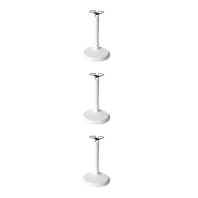 Bewildely Mano de obra fina y soporte de exhibición de muñeca ajustable de múltiples especificaciones con anillo de PVC negro 25 Type1 NO1