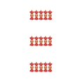 thumbnail image 3 of Ounissouiy Paquete de 5 bolas de dulces de Navidad que cuelgan las decoraciones navideñas DIY Art Tree Wall Pendant Atmósferas Ornament Home Type1 NO1, 3 of 6