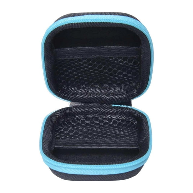 MERIGLARE Essential Oil Carrying Case Dustproof Hold 6 Bottles 5ml Rollers Carry Pouch Blue