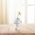 thumbnail image 3 of Mushroom Shaped Glass Vase Elegant Restaurant Home Decor Fine Crafted Unique And Novel Hydroponic Plant Flower Pot, 3 of 11