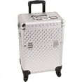 thumbnail image 4 of Sunrise I3161DMSL Silver Dmnd Trolley Makeup Case - I3161, 4 of 4