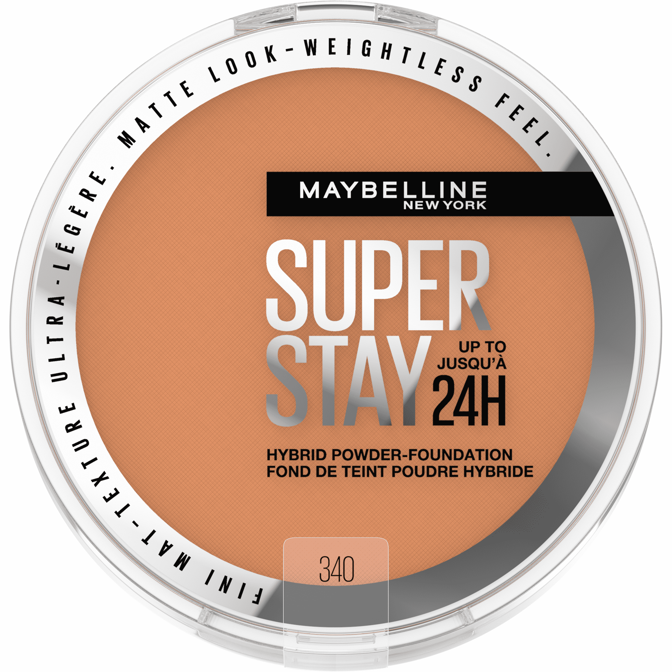 (2 pack) Maybelline Super Stay Powder Foundation Makeup, Soft Matte Finish, 340, 0.21 oz