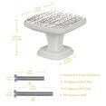 thumbnail image 4 of 4PCS Square Cabinet Fluorescence Knob Glowing in the Dark Furniture Drawer Pulls Handle with Screws Birch Tree, 4 of 5