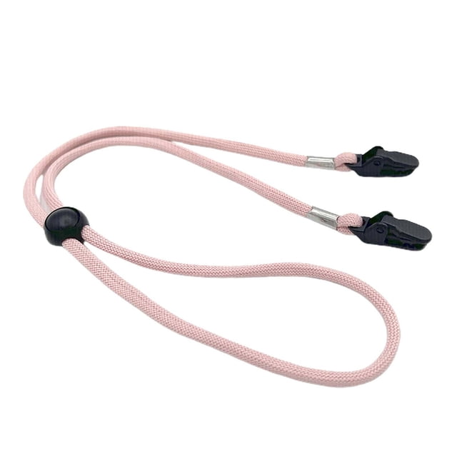 Clips de la correa del sombrero Cordón de la barbilla Clips del sombrero de poliéster Gorra Anti Lost Strap Clip de retención del sombrero para correr Rosa Fernando Clip de retención del sombrero