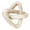 Beige, variant on Creative Co-Op Modern Decorative Marble Link Knot, Black