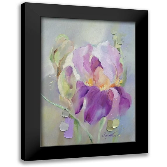 Zareckaya, Tatiana 14x18 Black Modern Framed Museum Art Print Titled - Pink Iris
