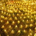 thumbnail image 5 of Luces de red LED, luces de colores, luces intermitentes, cadena de luces de bajo voltaje de 24 V, luces de red de pesca solares para exteriores, luces de decoración para festivales de césped, 5 of 5