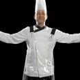thumbnail image 1 of Raindrops Plastic Apron Waterproof Transparent TPU for Household Use 1Pcs, 1 of 8