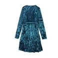 thumbnail image 2 of Bar Iii Womens Velvet Wrap Dress, 2 of 2