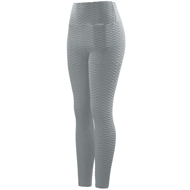 Lifting Women's Waist Pants Running Pocket Fitness Yoga High Hip Bubble
